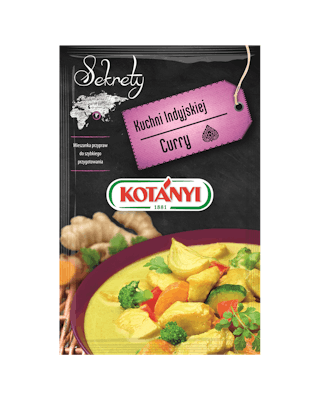 345504 Kotanyi Sekrety Kuchni Indyjskiej Curry B2c Pouch