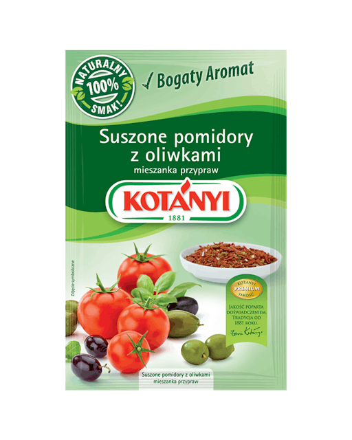 352904 Kotanyi Suszone Pomidory Z Oliwkami Mieszanka Przypraw B2c Pouch
