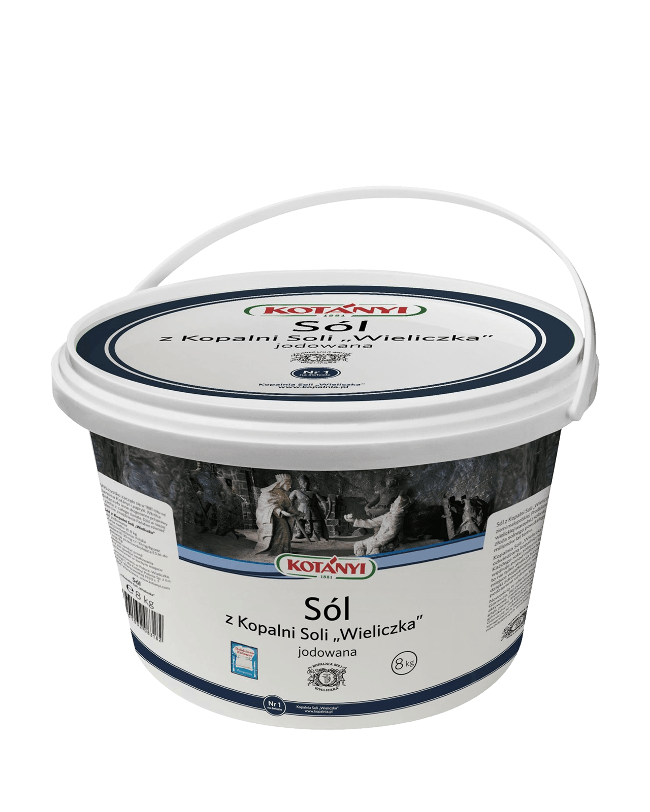 831804 Kotanyi Sol Z Kopalni Soli Wieliczka Jodowana B2b Bucket