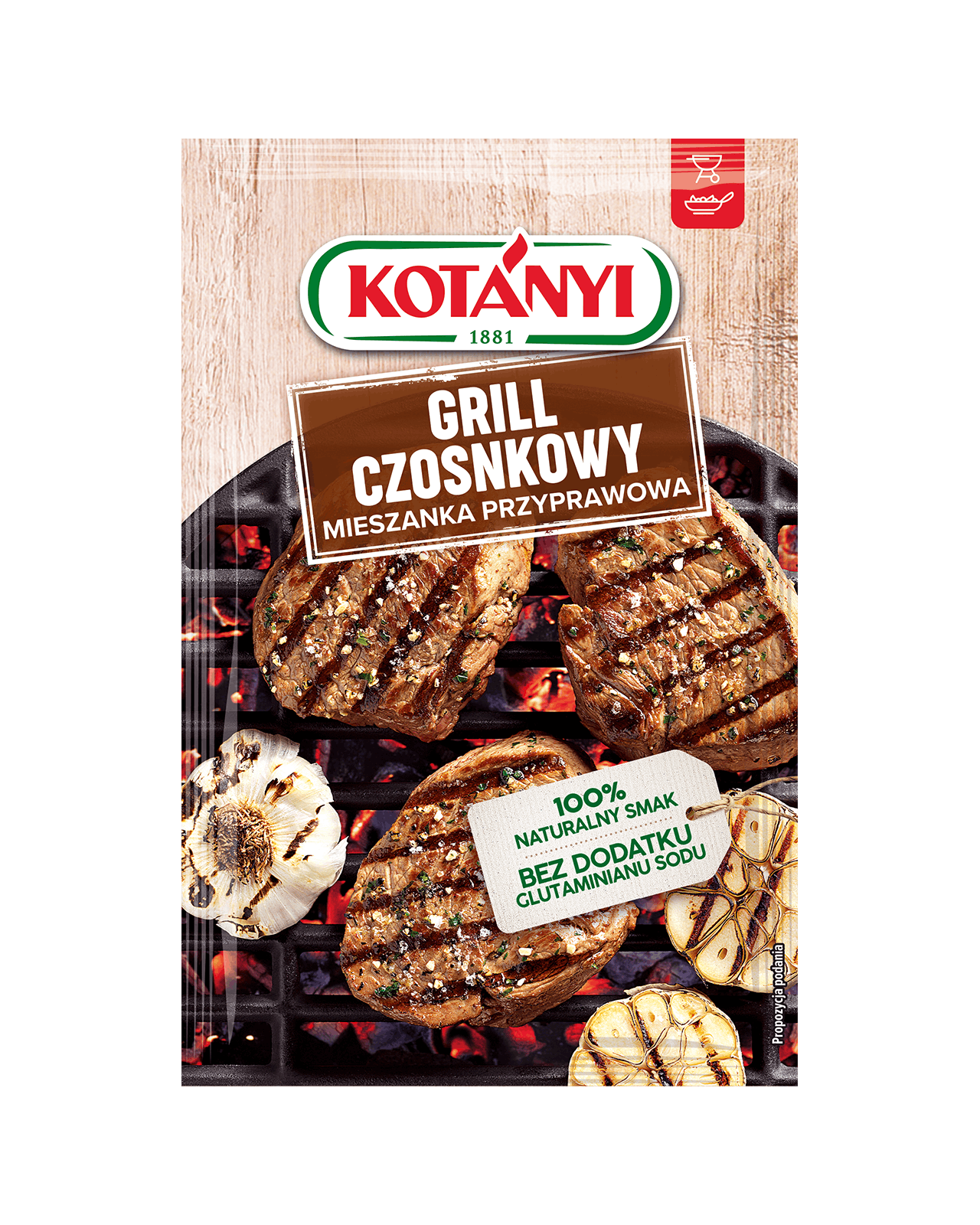 5901032037390 373904 Kotanyi Grill Czosnkowy Pl Pouch Vs