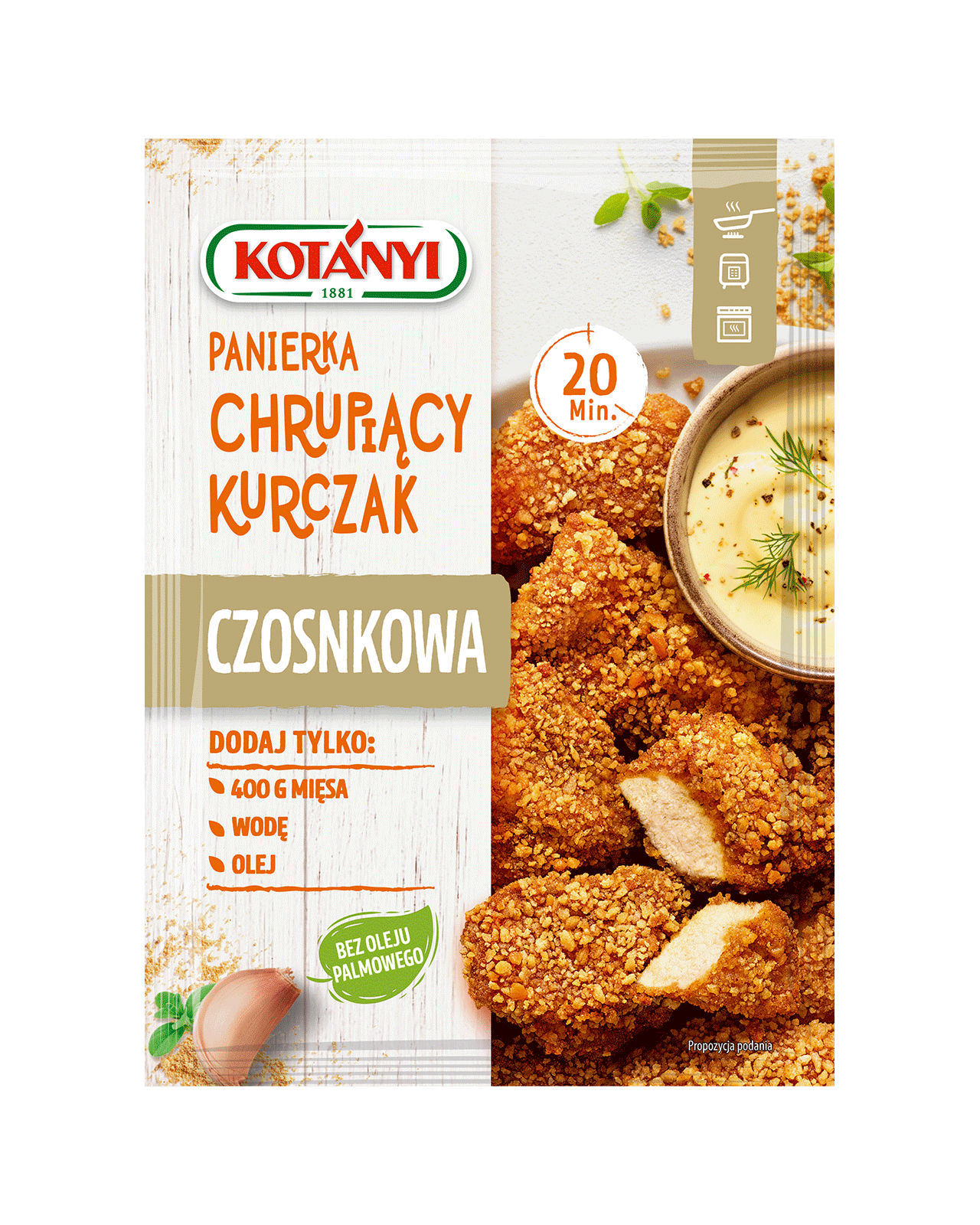 5901032038021 380204 Kotanyi Panierka Chrupiacy Kurczak Czosnkowa Pl Pouch Vs