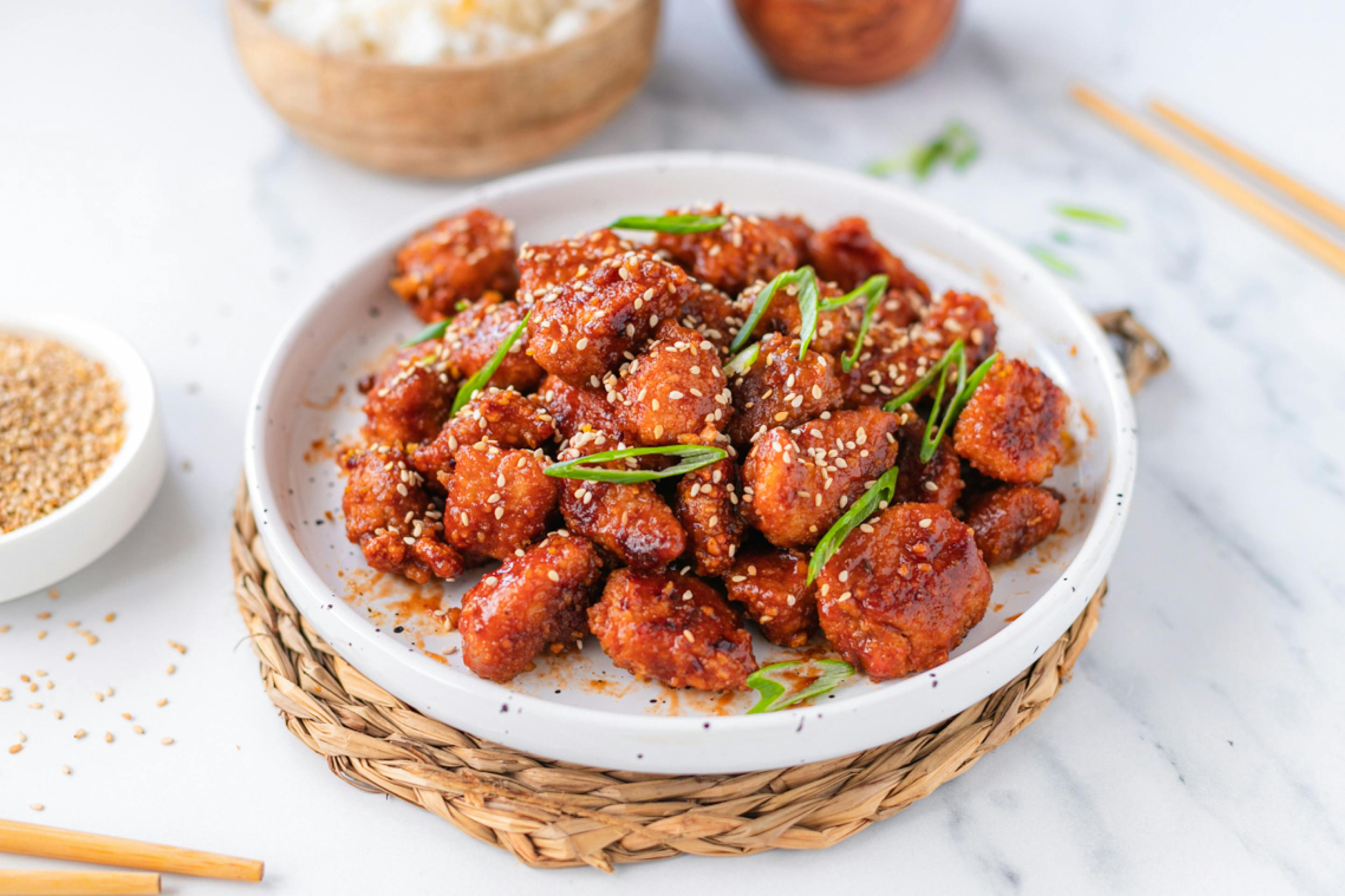 Korean Popcorn Chicken