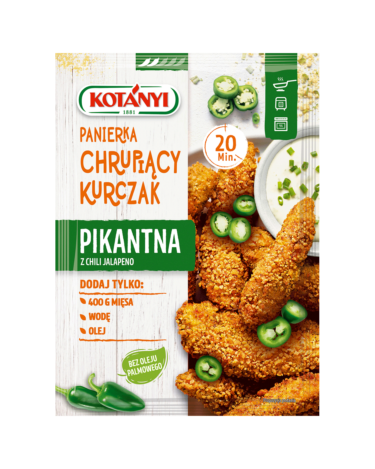 5901032038106 381004 Kotanyi Breading Jalapeno Pouch Pouch Pl Basis Basis Panier Fs